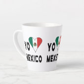 Tasse Latte J'Aime Mexique (Angle gauche)