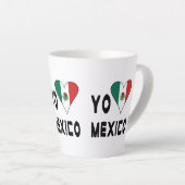 Tasse Latte J'Aime Mexique (Angle droit)