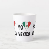 Tasse Latte J'Aime Mexique (Devant)