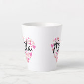 Tasse Latte J'aime Mila (Devant)