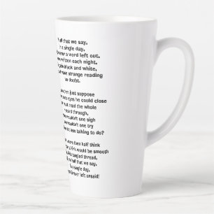 TASSE LATTE JAMAIS LAISSÉ INSAINT