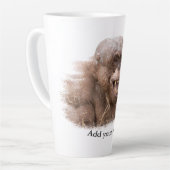 Tasse Latte Jambo le Chimp sans cheveux (Angle gauche)