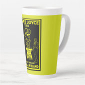 Tasse Latte James Joyce Dublin Irlande (Angle droit)