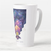 Tasse Latte James Webb télescope spatial Illustration Art (Angle droit)