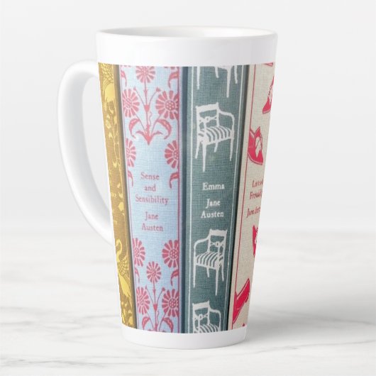 Tasse Latte Jane Austen (Angle gauche)