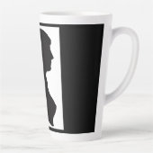 Tasse Latte Jane Austen Silhouette (Droite)
