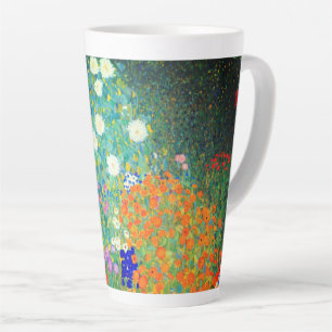 Tasse Latte Jardin aux fleurs Gustav Klimt