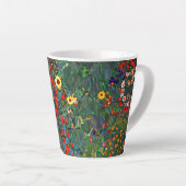 Tasse Latte Jardin aux fleurs Gustav Klimt (Angle droit)