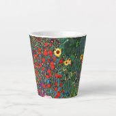 Tasse Latte Jardin aux fleurs Gustav Klimt (Devant)