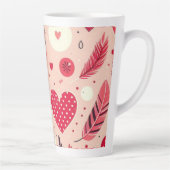 Tasse Latte Jardin d'amour de la Saint-Valentin (Droite)