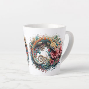 Tasse Latte Jardin de Gecko : une fusion de charme et de charm