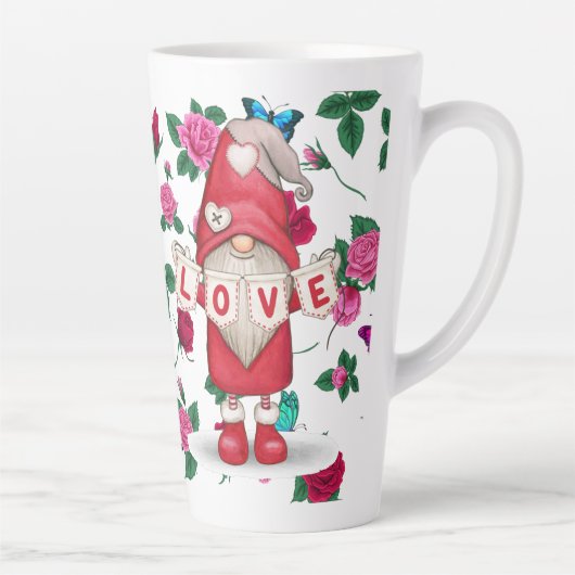 Tasse Latte Jardin de l'amour gnome (Droite)