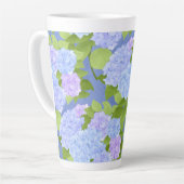 Tasse Latte Jardin de nuit hydrangea (Angle gauche)