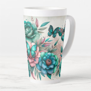 Tasse Latte Jardin de Papillons