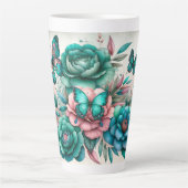 Tasse Latte Jardin de Papillons (Devant)