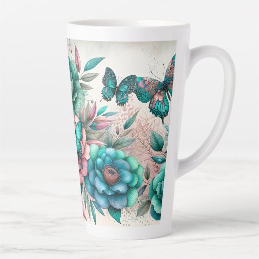 Tasse Latte Jardin des papillons (Droite)