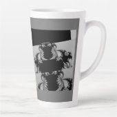 Tasse Latte Jardin fragile gris (Droite)