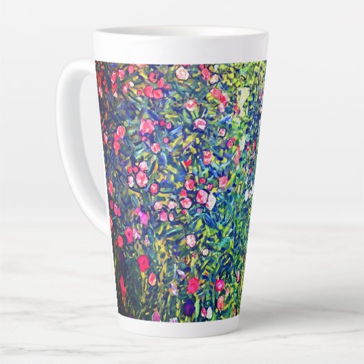 Tasse Latte Jardin italien Gustav Klimt (Angle gauche)
