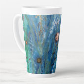 Tasse Latte Jardin océanique (Angle gauche)