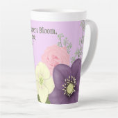 Tasse Latte Jardin Printemps En Fleur (Angle droit)