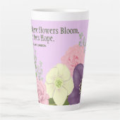 Tasse Latte Jardin Printemps En Fleur (Devant)