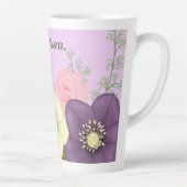 Tasse Latte Jardin Printemps En Fleur (Droite)