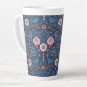 Tasse Latte Jardin sauvage en bleu (Angle gauche)