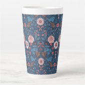 Tasse Latte Jardin sauvage en bleu (Devant)