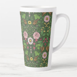 Tasse Latte Jardin sauvage en vert