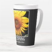 Tasse Latte Jardinage - Parce que le meurtre est mauvais tourn (Angle droit)