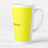 Tasse Latte Jaune clair élégant professionnel moderne (Droite)