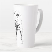 Tasse Latte Jaune endormi dans la moisson (Angle droit)