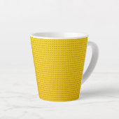 Tasse Latte jaune jaune jaune (Angle droit)