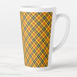 Tasse Latte Jaune rouge noir Motif-57577