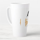 Tasse Latte jaunes d'haloween (Angle gauche)