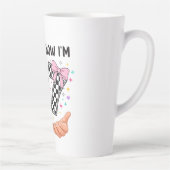 Tasse Latte J'avais 6 ans maintenant j'ai 7 ans jolis chiffres (Droite)