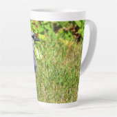 Tasse Latte Jay bleu du nord (Angle droit)