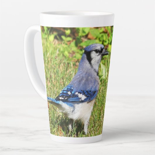 Tasse Latte Jay bleu du nord (Angle gauche)