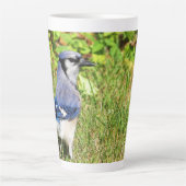 Tasse Latte Jay bleu du nord (Devant)