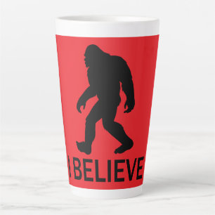 Tasse Latte Je crois en Bigfoot