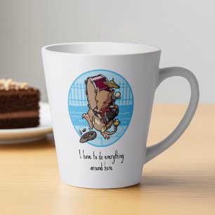 Tasse Latte Je Dois Tout Faire Ici Homme À Tout Faire