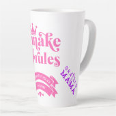 Tasse Latte Je fais les règles - maman | (Angle droit)