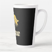 Tasse Latte Je m'en fiche (Droite)