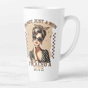Tasse Latte Je ne suis pas juste une maman, je suis une diva p