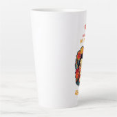 Tasse Latte "Je peins ma propre réalité" Frida Khalo (Devant)