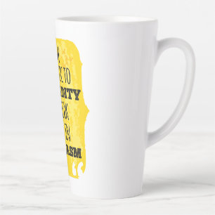 Tasse Latte Je suis allergique à la bêtise Je me casse dans le