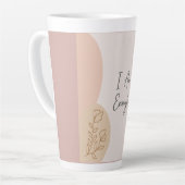 Tasse Latte Je Suis Assez Inspirationnel Boho (Angle gauche)