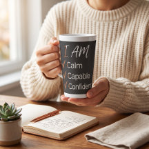Je suis calme capable confiant Affirmation positiv