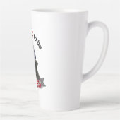 Tasse Latte Je suis fier d'être britannique (Droite)