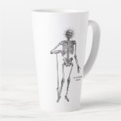 Tasse Latte Je suis Skeleton ! (Angle droit)